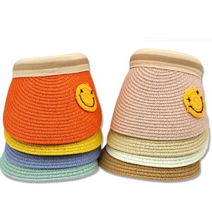 준캡 유아 아동 어린이 스마일자수썬캡 모자 봄 여름 가을 자외선차단 귀여운모자