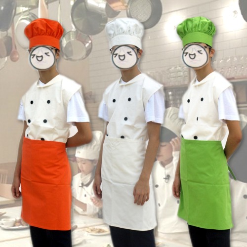 초등학생 대형요리사앞치마세트(요리수업/급식)/셔츠대형추가제작